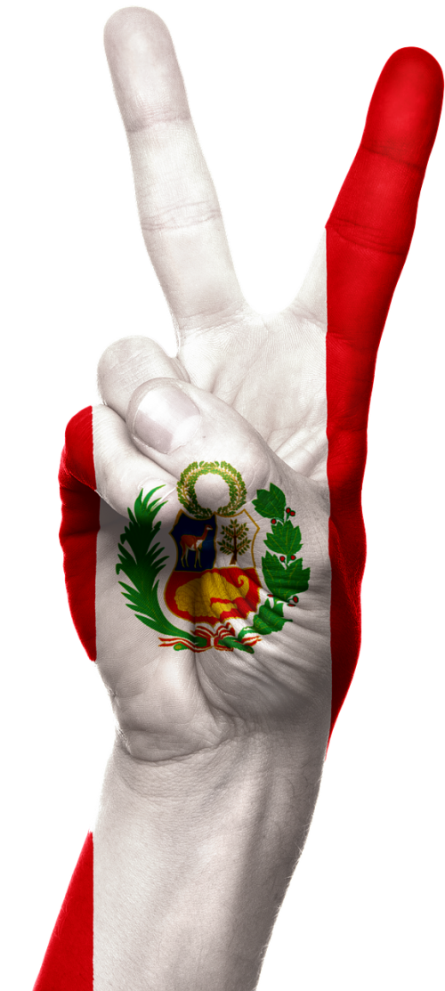 Peru, Vėliava, Ranka, Patriotinis, Patriotizmas, Taika, Pergalė, Ženklas, Simbolis, Šalis