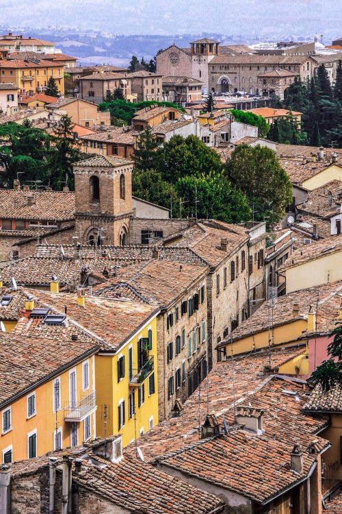 Perugia, Per Pinturicchio, Monteluce, Kraštovaizdis