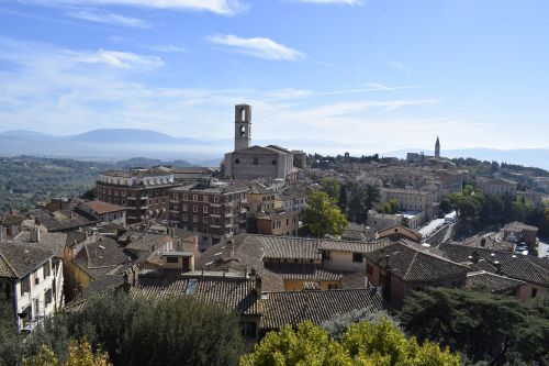 Perugia, Umbria, Viduramžių Kaimas, Italy, Viduramžiai, Vaizdas, Romaneškos Architektūros, Istorija