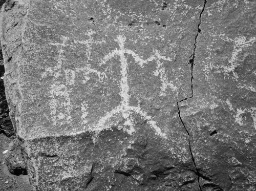 Petroglyfas, Indėnas, Flagstaff, Dykuma, Arizona