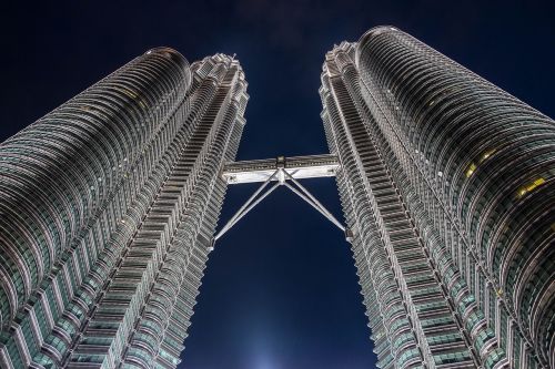 Petrono Bokštas, Malaizija, Dangoraižis, Kong Kuala, Naktis