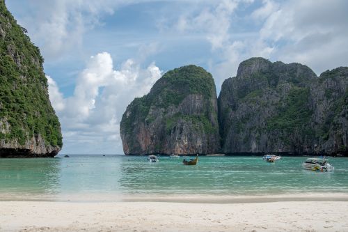 Phi Phi Salos, Phi Phi Lay, Maya Bay, Tailandas, Papludimys, Sala, Phuket, Kraštovaizdis, Jūra, Kranto, Vanduo, Gamta, Rojus, Jūros Dugnas