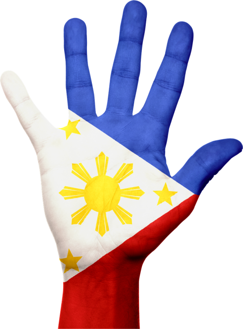 Filipinai, Vėliava, Ranka, Simbolis, Nacionalinis, Patriotinis, Patriotizmas, Asian