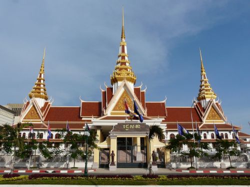 Phnom Penh, Vyriausybės Rūmai, Kambodža, Pastatas