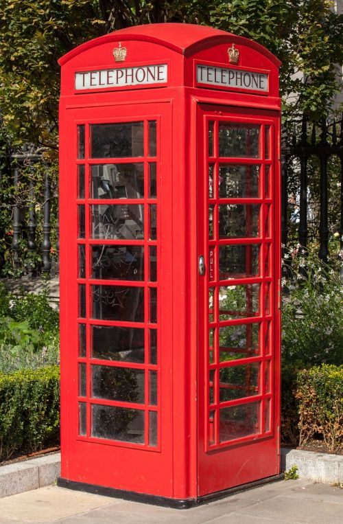 Telefonas, Viešasis Telefonas, Raudona, Didžioji Britanija, Gatvė, Shed, Telefonas, Juoda Ir Balta