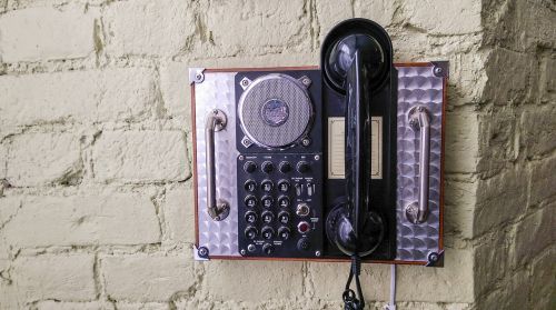Telefonas, Aparatai, Senovė, Vintage, Vamzdis, Siena, Retro