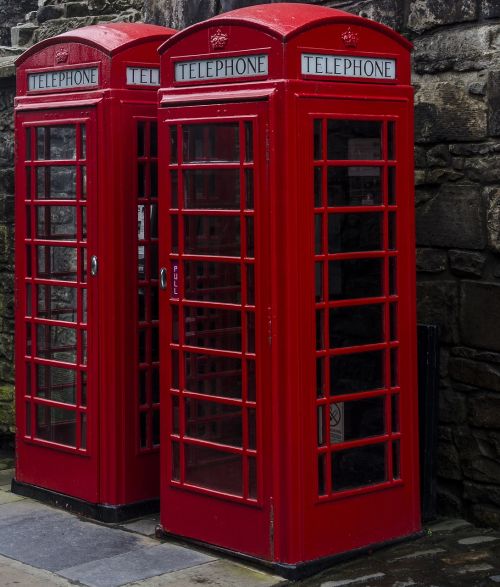 Telefono Budele, Raudona, Škotija