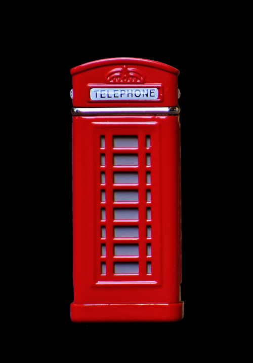 Telefono Budele, Anglija, Raudona