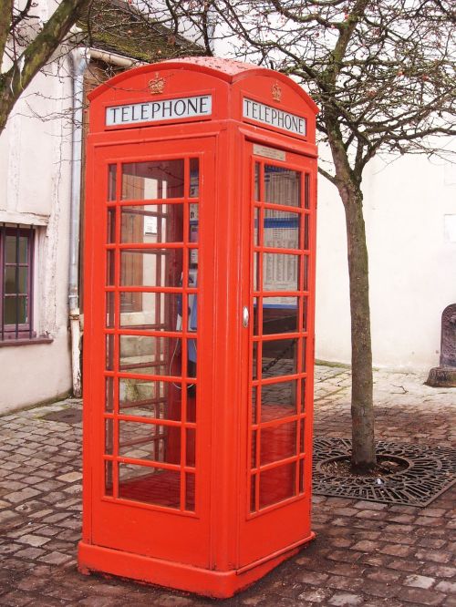 Telefono Būdelė, Anglų Telefonų Kabina, Raudona Kabina, Telefonas, Anglų, Anglų Kalba, Raudona