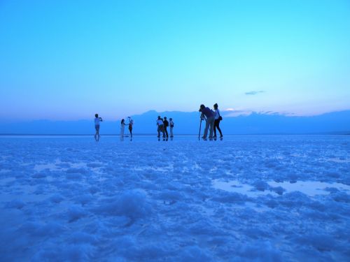 Fotografija, Druskos Ežeras, Turkija, Gamta, Ežeras, Druska, Kraštovaizdis, Žmonės, Tuz Gölü