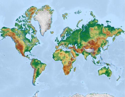 Žemėlapis,  Pasaulis,  Žemė,  Pasaulis & Nbsp,  Žemėlapis,  Fizinis & Nbsp,  Žemėlapis,  Fizinis & Nbsp,  Pasaulio & Nbsp,  Žemėlapis,  Mercator,  Mercatorio & Nbsp,  Projekcija,  Fizinis Pasaulio Žemėlapis
