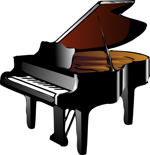 Fortepijonas, Fortepijonas, Vaikiškas Fortepijonas, Klaviatūra, Muzikinis Instrumentas, Forte Fortepiano, Pianofortas, Nemokama Vektorinė Grafika