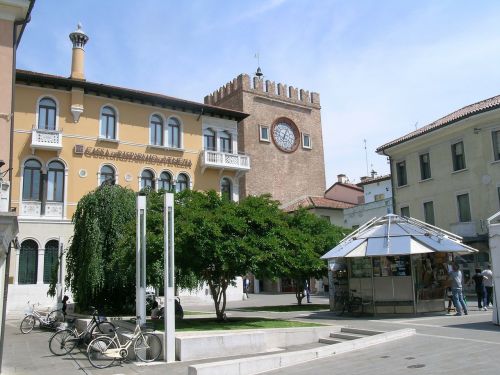 Piazza, Mestre, Istorinis Centras