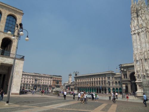 Kvadratinių & Nbsp,  Katedra,  Milanas,  Italija,  Piazza Duomo - Milan