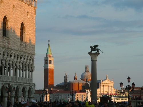Piazza San Marco, Venecija, Italy, Europa, Piazza, Architektūra, Senas, Venetian, Bokštas, Istorija, Rūmai, San, Marco, Žinomas