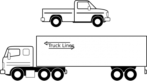 Paimti, Sunkvežimis, Sunkvežimis, Van, Transportas, Gabenimas, Nemokama Vektorinė Grafika