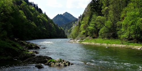 Pieninis, Kalnai, Kraštovaizdis, Gamta, Vanduo, Dunajec, Turizmas