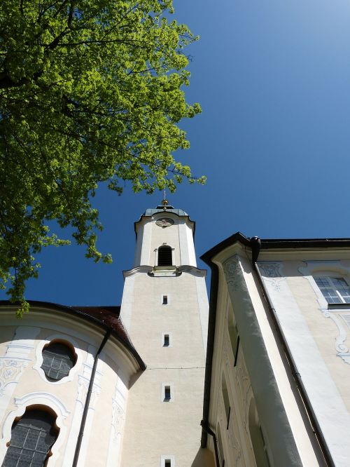 Bažnyčios Piligrimystės Bažnyčia, Steingadenas, Allgäu, Rokoko Bažnyčia, Unesco Pasaulio Paveldas
