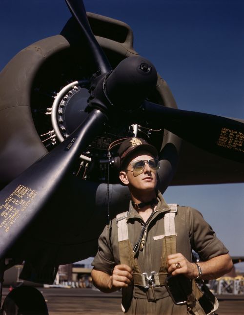 Pilotas, Orlaivių Pilotai, Skrajutė, Propeleris, Propelerio Plokštuma, Orlaivis, Tai Mike Medžiotojas, 1942 M. Jungtinėse Amerikos Valstijose, Jungtinės Valstijos, Antrasis Pasaulinis Karas, Ww2, Wwii, Aviaciniai Akiniai
