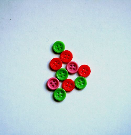 Mygtukai,  Mažas,  Apvalus,  Žalias,  Rožinis,  Rausvos Ir Žalios Spalvos Mygtukai
