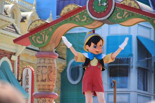Pinocchio, Disney, Paradas, Charakteris