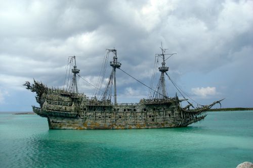 Piratas, Disney, Juodas Perlas, Karibai