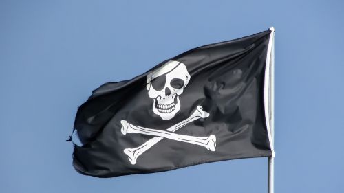 Piratai, Vėliava, Kaukolė, Simbolis, Skeletas, Piratų Laivas, Kaulo Kaukolė, Anarchija, Juoda
