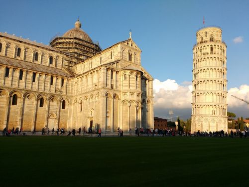 Pisa, Pizos Bokštas, Toskana, Paminklai, Torre, Pakabukas, Stebuklai, Paminklas, Miestas, Stebuklas, Baptistery, Italy, Turizmas