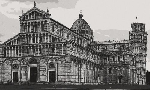 Pisa, Italy, Bokštas, Toskana, Paminklas, Istorija