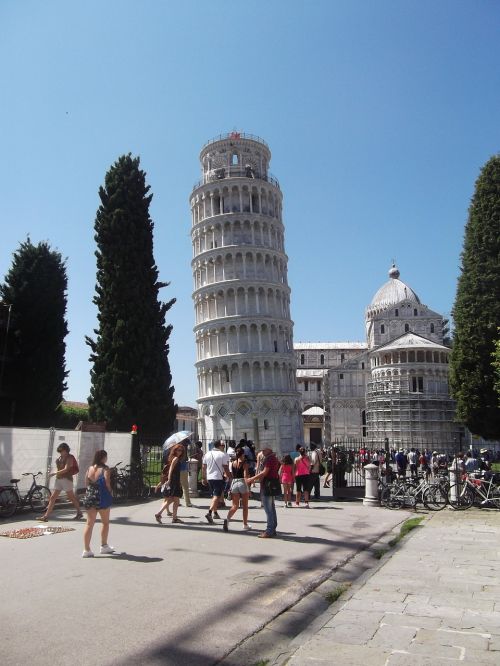 Pisa, Italy, Bokštas, Pasviręs Bokštas, Architektūra, Lankytinos Vietos, Orientyras, Šventė, Miestas, Renesansas