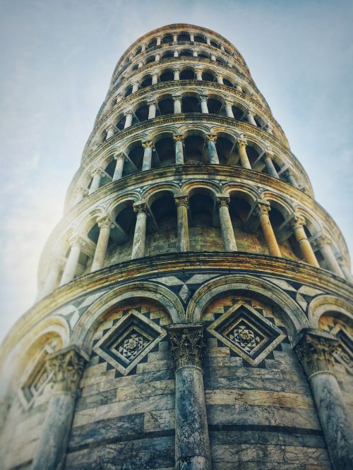 Pisa, Bokštas, Turizmas, Rodyti Vietą, Grožis, Italy, Kelionė, Pizos Atsilenkęs Bokštas, Didybė