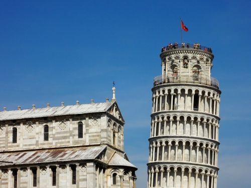 Pisa, Italy, Pasviręs Bokštas