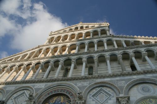 Pisa, Katedra, Italy, Toskana, Architektūra