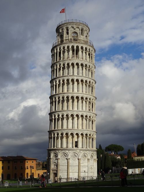 Pisa, Italy, Katedra, Bokštas, Architektūra, Pizos Bokštas, Paminklas, Pastatai Italijoje