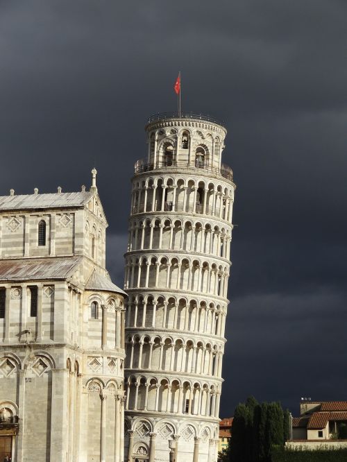 Pisa, Italy, Paminklas, Pastatai Italijoje, Katedra, Bokštas, Architektūra, Pizos Bokštas