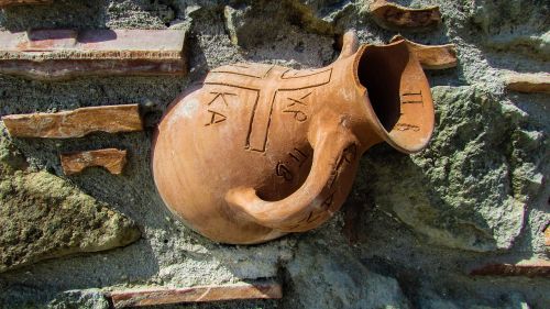 Ąsotis, Keramika, Apdaila, Siena, Keramika, Amatų, Tradicinis, Kipras