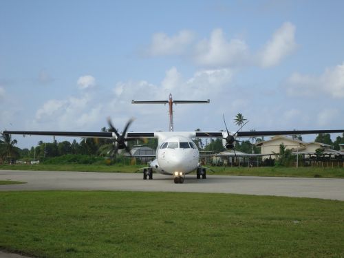 Lėktuvas, Tuvalu, Funafuti, Skrydis, Aerodromas