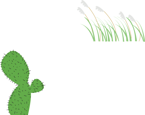 Augalas, Kaktusas, Nendrė, Nemokama Vektorinė Grafika