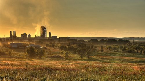 Augalų,  Kaimas,  Saulėlydžio,  Dūmų,  Vamzdis,  Ekologija,  Pobūdį,  Gamyba,  Hdr