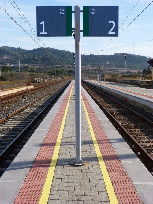 Platforma, Stotis, Per, Traukinys, Geležinkelis