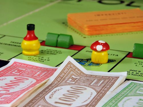 Žaisti, Stalo Žaidimas, Monopolija, Pinigai, Prekyba, Pramogos, Netikėtas, Pastatai, Namai