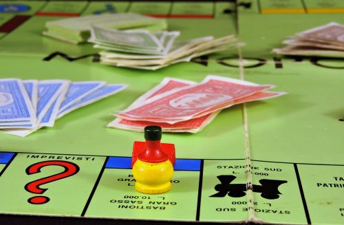Žaisti, Stalo Žaidimas, Monopolija, Pinigai, Prekyba, Pramogos
