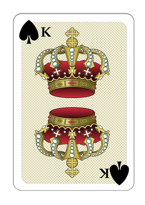 Žaidimo Korta, Žiūrėti, Ace, Karalius, Karalienė, Karūna, Žemėlapis, Pokeris, Pik, Pokes Įdomus