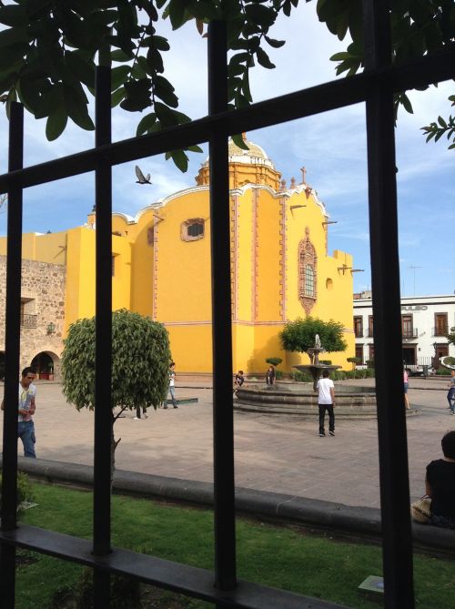 Plaza, Koplyčia, Grotelės, San Luis Potosí, Meksika