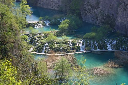 Plitvice, Plitvice Ežerai, Kroatija, Ežeras, Vanduo, Gamta, Pavasaris, Gamtos Parkas