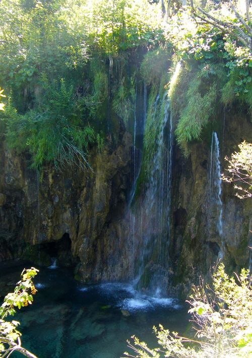 Plitvice Ežerai, Krioklys, Ežeras, Europa, Vanduo, Sukepintas