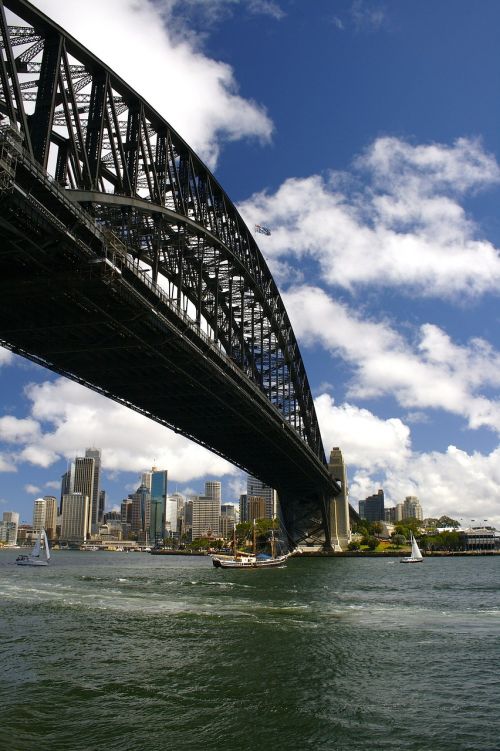 Punktas, Milsons, Iš, Tiltas, Uostas, Sidnėjus, Tiltai, Architektūra