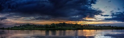 Lenkija, Tyniec, Wisla, Panorama