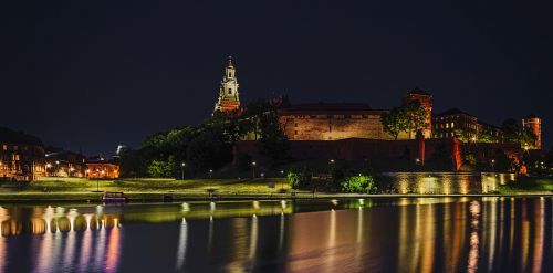 Lenkija, Kraków, Wawel, Wisla