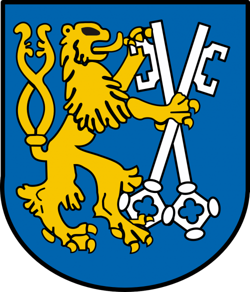 Lenkija, Liūtas, Raktas, Crest, Emblema, Herbas, Nemokama Vektorinė Grafika